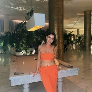 Matching orange set revolve